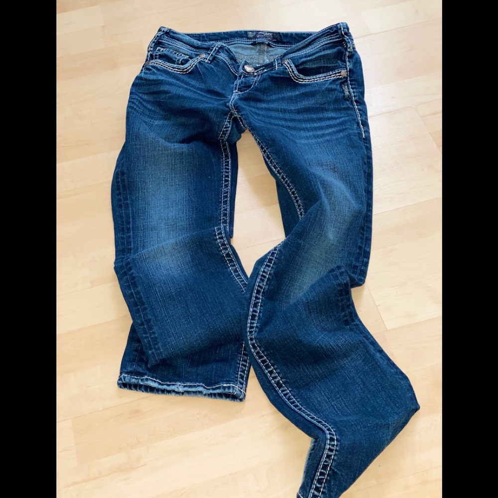 Silver Jeans Women’s Berkley Flap Boot Cut Sz 28